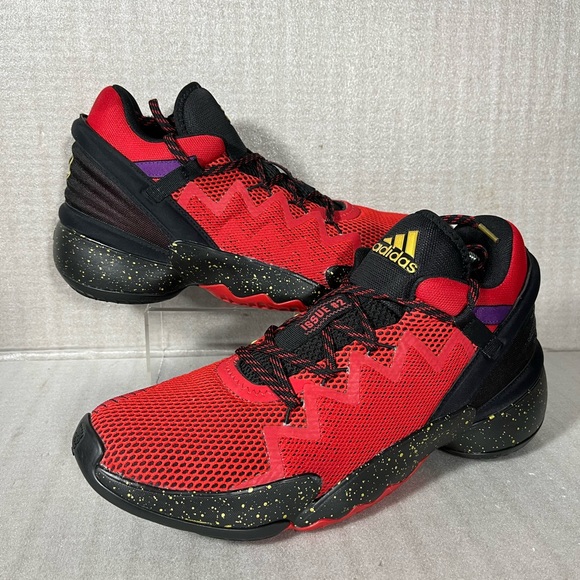 Adidas D.O.N Issue 2"Chinese New Year" Blk/Red Men's Basketball Shoes SZ 11.5